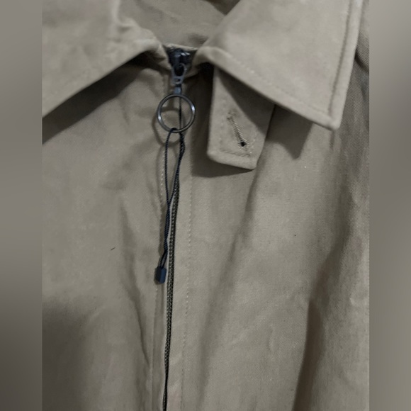 Zara Men’s Cotton Trench Coat - Size L-XL - Picture 9 of 11
